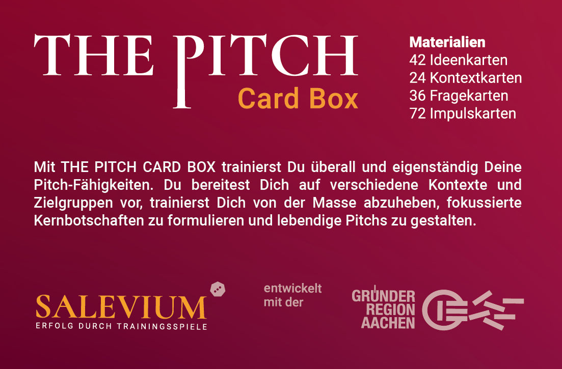 THE PITCH Card Box